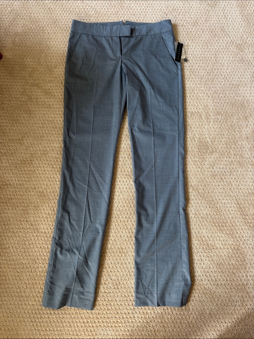 NWT Theory Abiela Regional Pants Dark Sky Melange SIZE 8